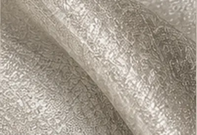Textured Silver fabric swatch