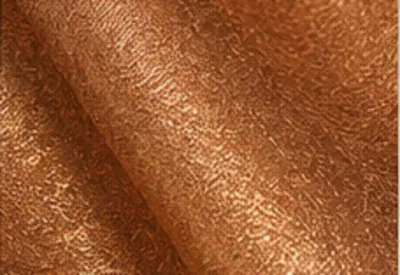 Textured Copper fabric swatch
